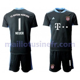 Maillot de Foot Bayern Munich Manuel Neuer 1 Extérieur Gardien 2020-21 - Enfant